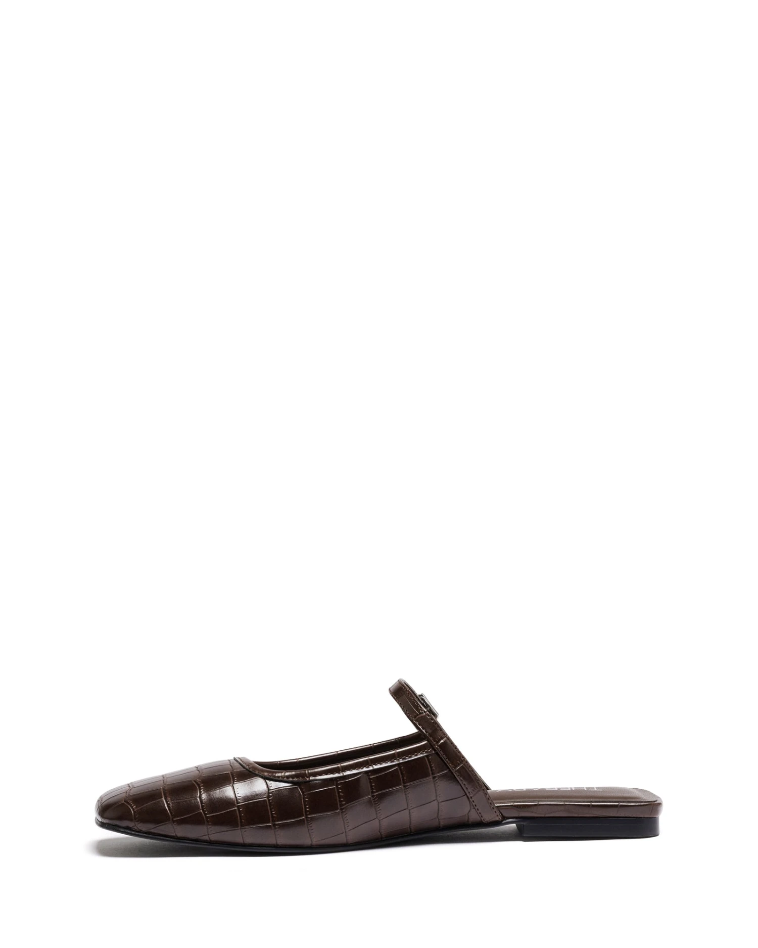 Gianna Ballet Flat Chocolate Croc 6 Gianna Ballet Flat Chocolate Croc - Image 4