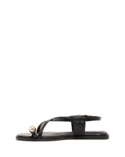 Gleam Sandal Black 9 Gleam Sandal Black -THERAPY SHOES GLEAM BLACK SIDE2