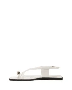 Gleam Sandal White 9 Gleam Sandal White -THERAPY SHOES GLEAM WHITE SIDE2