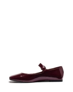 Gracee Ballet Flat Bordeaux Patent 11 Gracee Ballet Flat Bordeaux Patent -THERAPY SHOES GRACEE BORDEAUXPATENTPU SIDE2 INTERIOR
