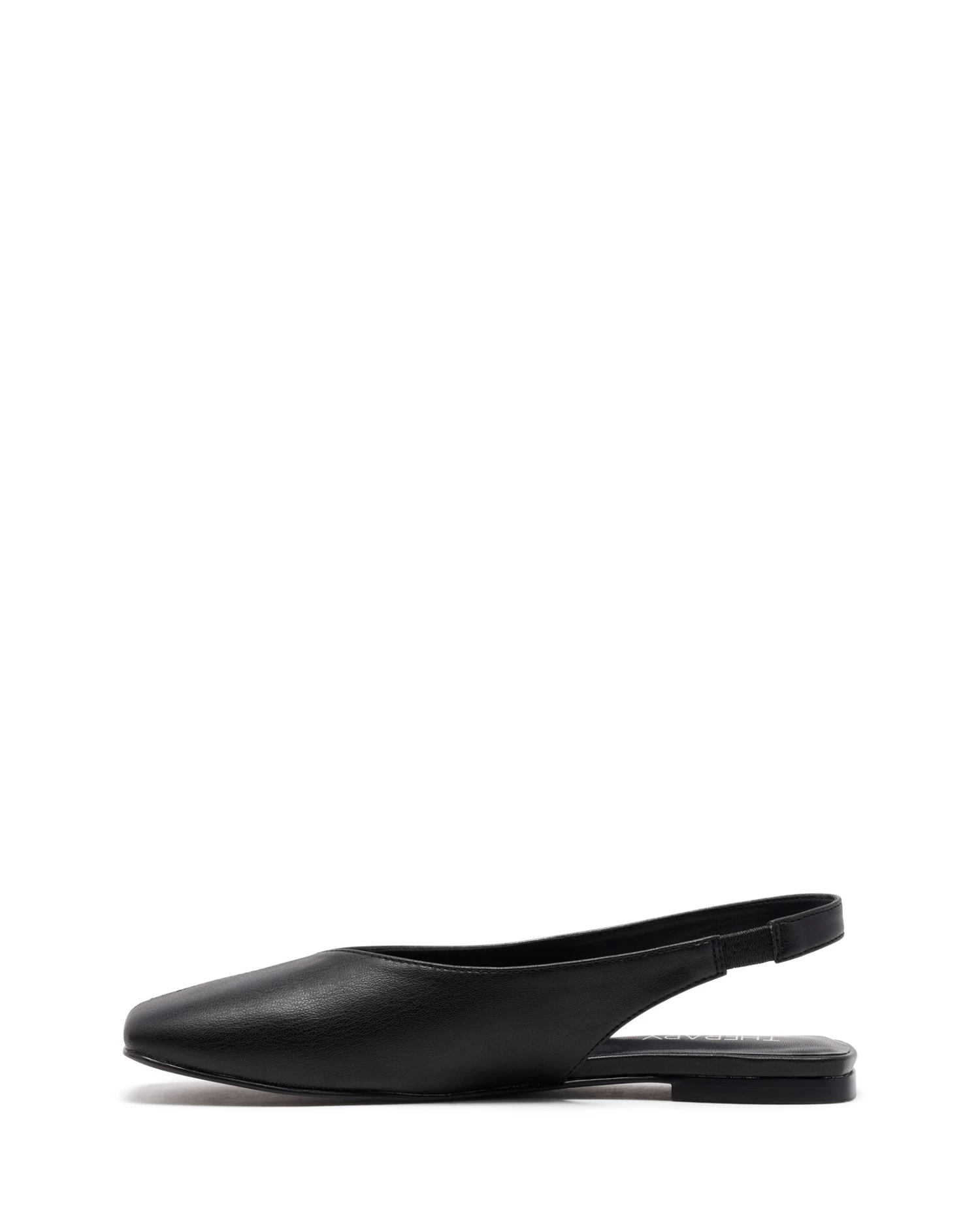 Graze Slingback Flat Black 6 Graze Slingback Flat Black - Image 4