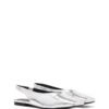 Graze Slingback Flat Silver -THERAPY SHOES GRAZE SILVERCRINKLE METALLIC PU PAIR