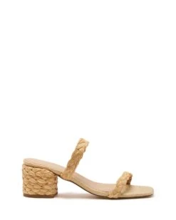 Greta Natural Raffia *FINAL SALE* -THERAPY SHOES GRETA NATURAL SIDE
