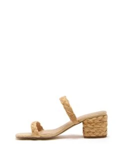 Greta Natural Raffia *FINAL SALE* -THERAPY SHOES GRETA NATURAL SIDE2