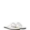 Guild Thong Sandal White Smooth 1 Guild Thong Sandal White Smooth -THERAPY SHOES GUILD WHITE PU PAIR