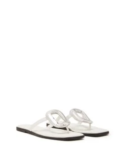Guild Thong Sandal White Smooth