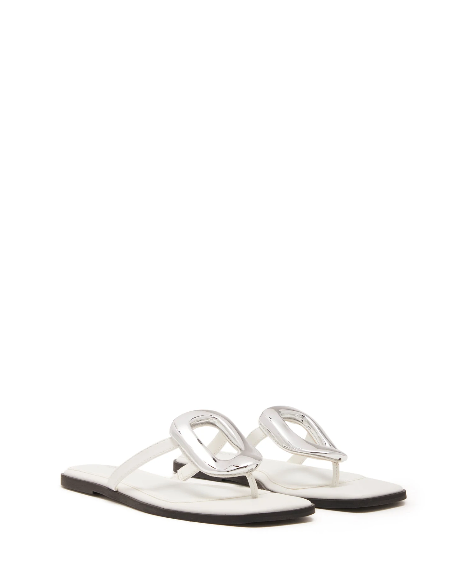 Guild Thong Sandal White Smooth 3 Guild Thong Sandal White Smooth