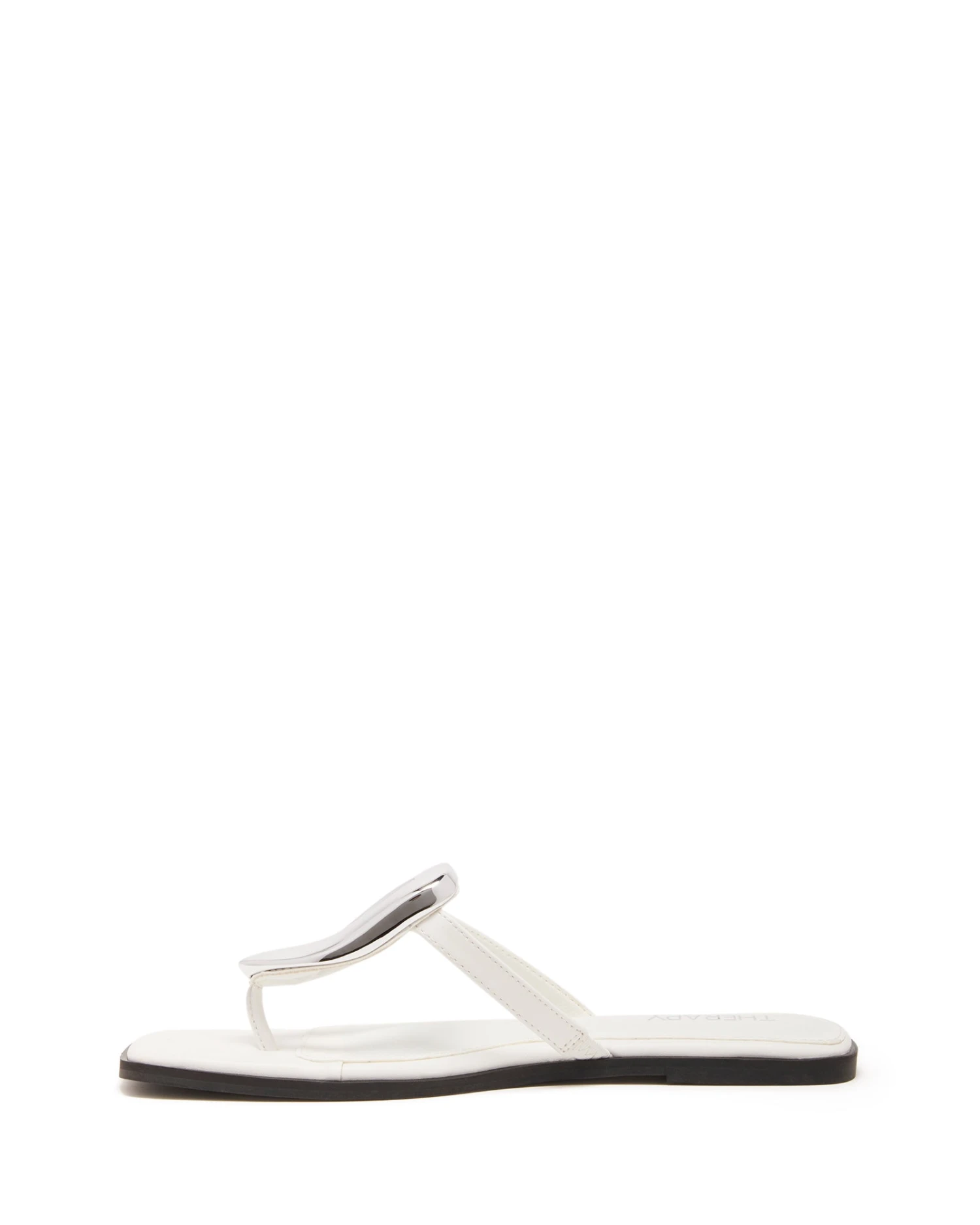 Guild Thong Sandal White Smooth 6 Guild Thong Sandal White Smooth - Image 4