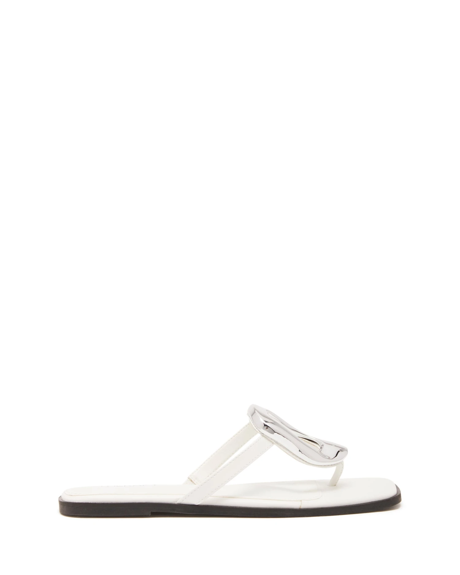 Guild Thong Sandal White Smooth 4 Guild Thong Sandal White Smooth - Image 2