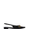 Guilty Slingback Flat Black Patent 1 Guilty Slingback Flat Black Patent -THERAPY SHOES GUILTY BLACK PATENTPU SIDE