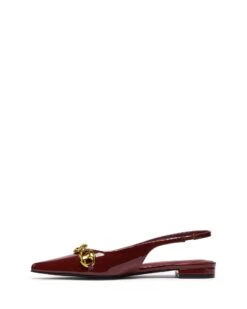 Guilty Slingback Flat Bordeaux Patent -THERAPY SHOES GUILTY BORDEAUX PATENTPU SIDE2 INTERIOR