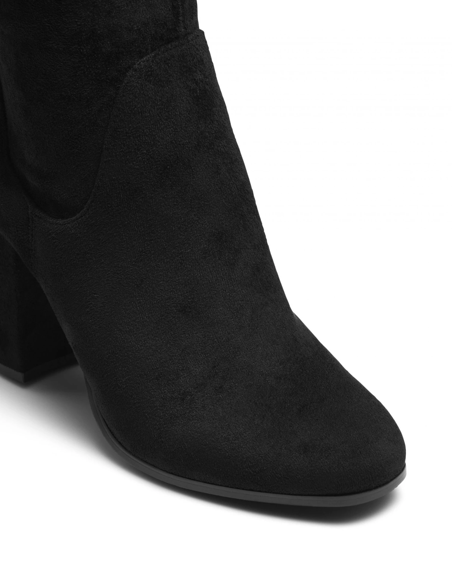 Hanover Black Faux Suede *FINAL SALE* 4 Hanover Black Faux Suede *FINAL SALE* - Image 2