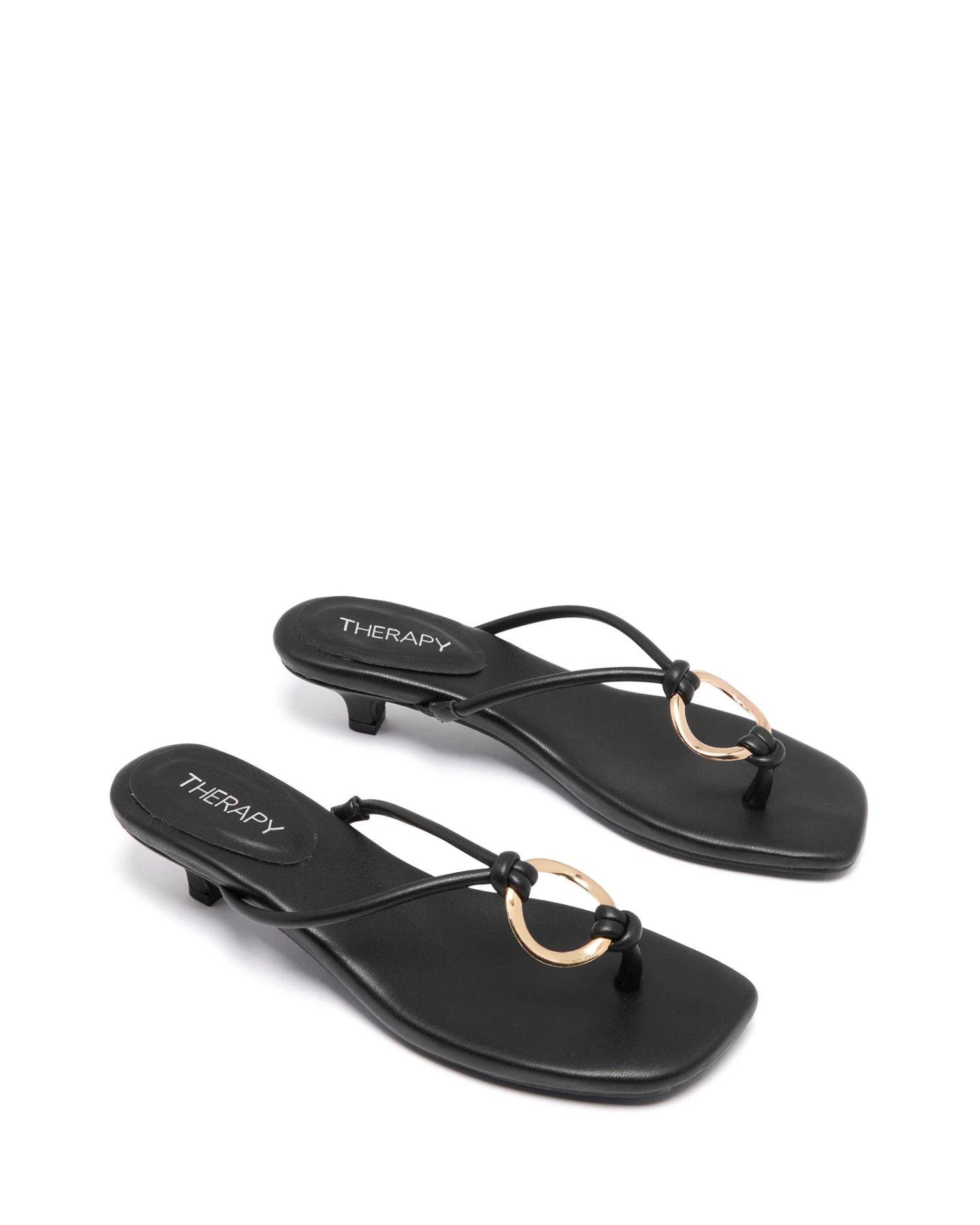 Haydn Thong Heel Black Smooth 4 Haydn Thong Heel Black Smooth - Image 2