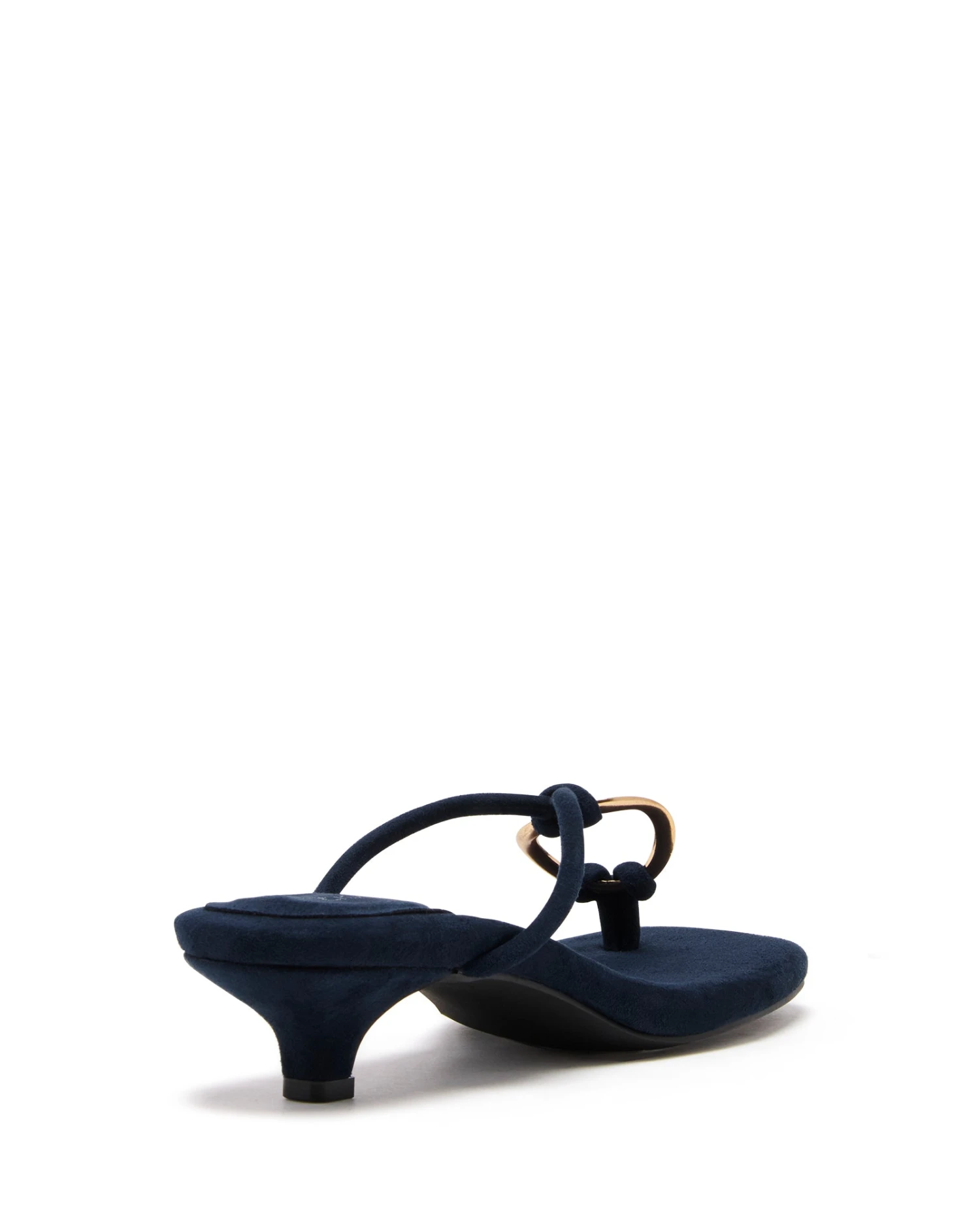 Haydn Thong Heel Navy Microsuede 5 Haydn Thong Heel Navy Microsuede - Image 3