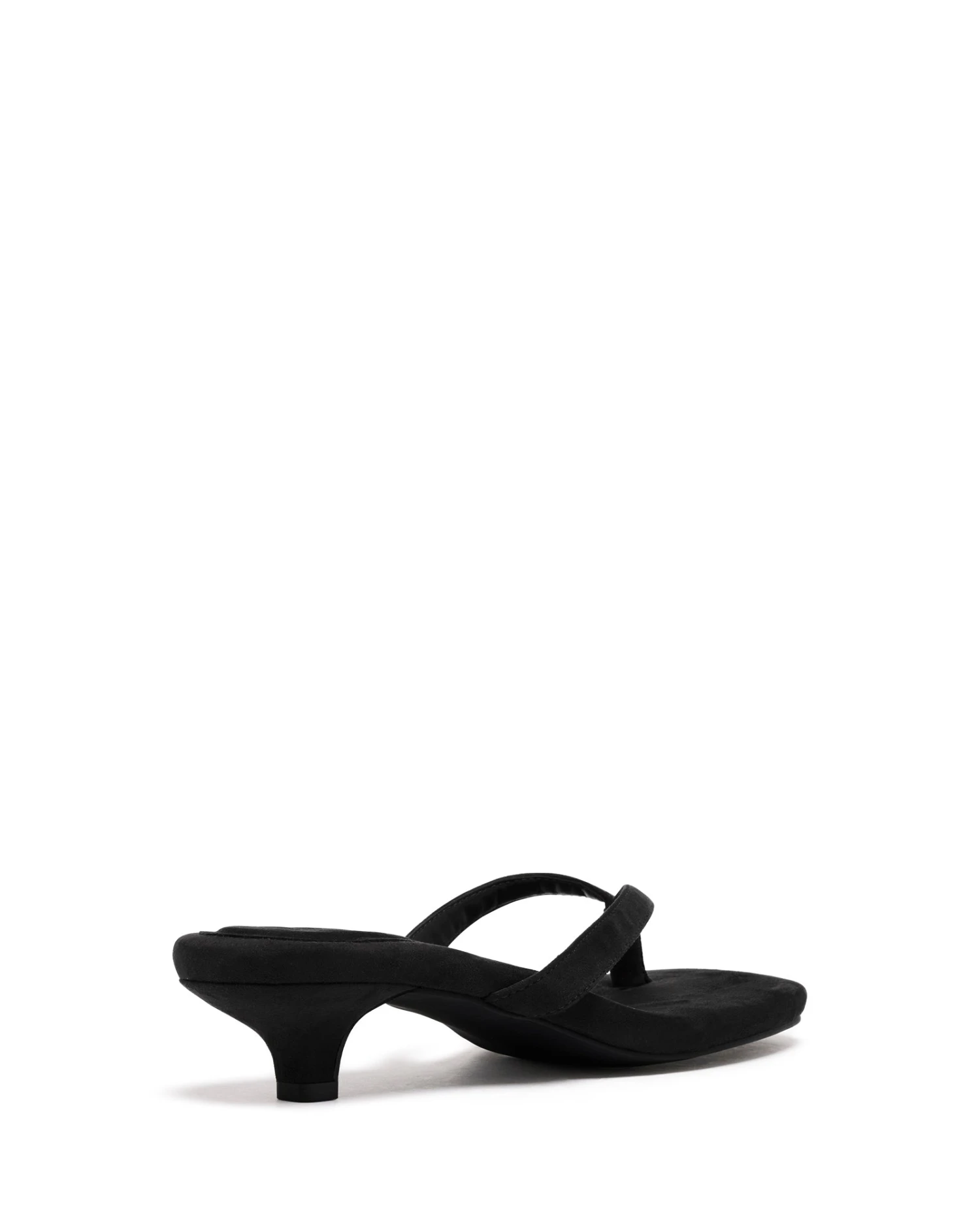 Heatwave Thong Heel Black Microsuede 5 Heatwave Thong Heel Black Microsuede - Image 3