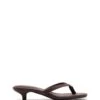 Heatwave Thong Heel Chocolate -THERAPY SHOES HEATWAVE CHOCOLATE SIDE