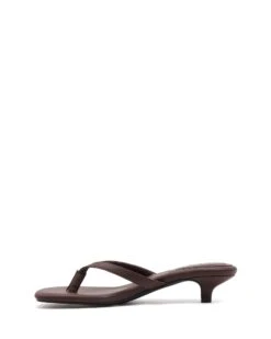 Heatwave Thong Heel Chocolate 9 Heatwave Thong Heel Chocolate -THERAPY SHOES HEATWAVE CHOCOLATE SIDE2