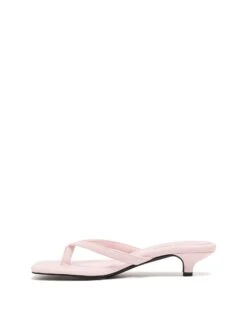 Heatwave Thong Heel Soft Pink 9 Heatwave Thong Heel Soft Pink -THERAPY SHOES HEATWAVE SOFTPINK SIDE2 INTERIOR