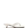 Heatwave Thong Heel White 1 Heatwave Thong Heel White -THERAPY SHOES HEATWAVE WHITE SMOOTH PU SIDE