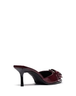 Hunna Cherry Crinkle Patent *FINAL SALE* 8 Hunna Cherry Crinkle Patent *FINAL SALE* -THERAPY SHOES HUNNA CHERRYPATENT BACKANGLE