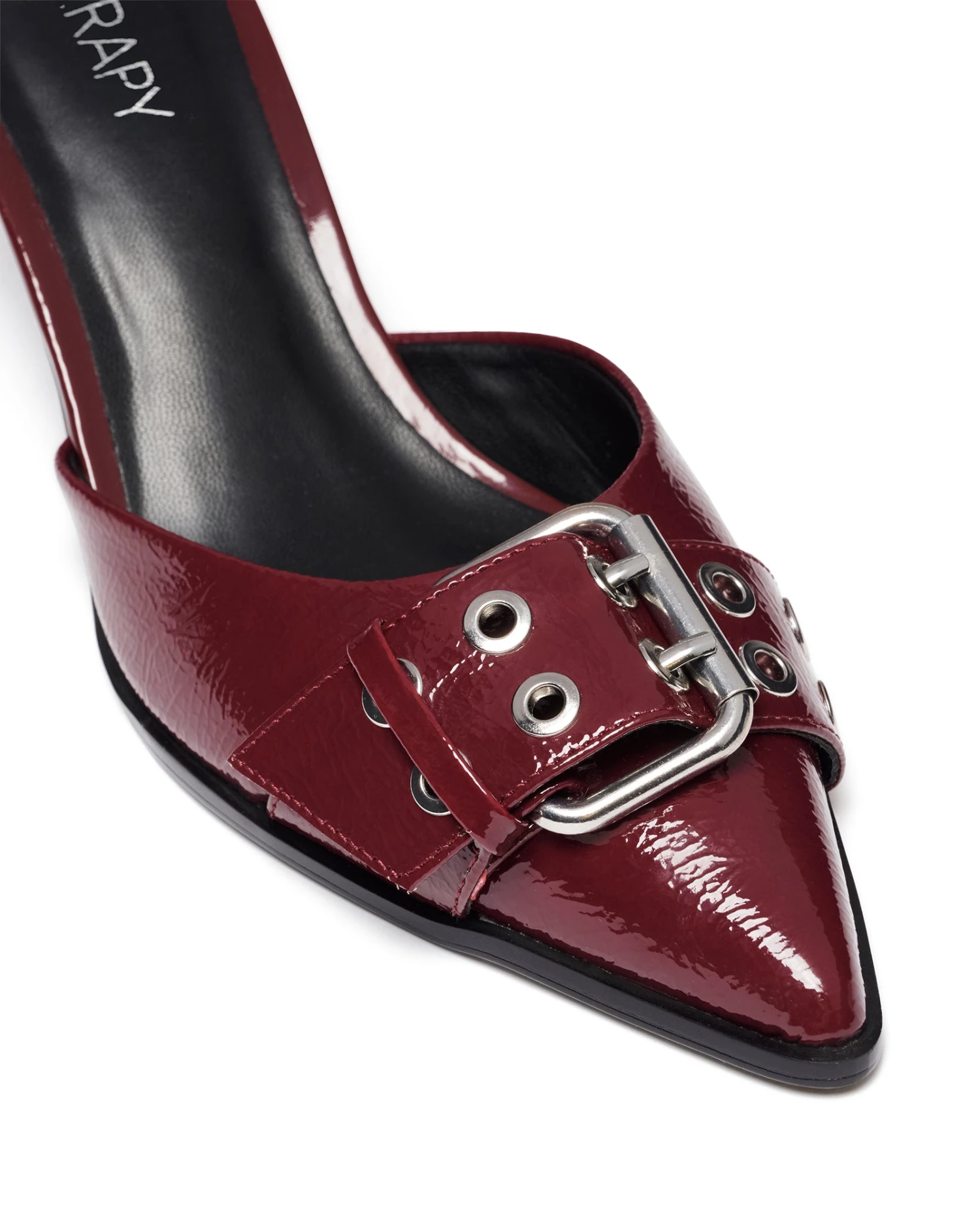 Hunna Cherry Crinkle Patent *FINAL SALE* 4 Hunna Cherry Crinkle Patent *FINAL SALE* - Image 2