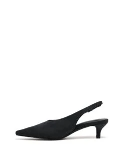 Indiana Slingback Pump Black Suede 9 Indiana Slingback Pump Black Suede -THERAPY SHOES INDIANA BLACKSIDE2 INTERIOR
