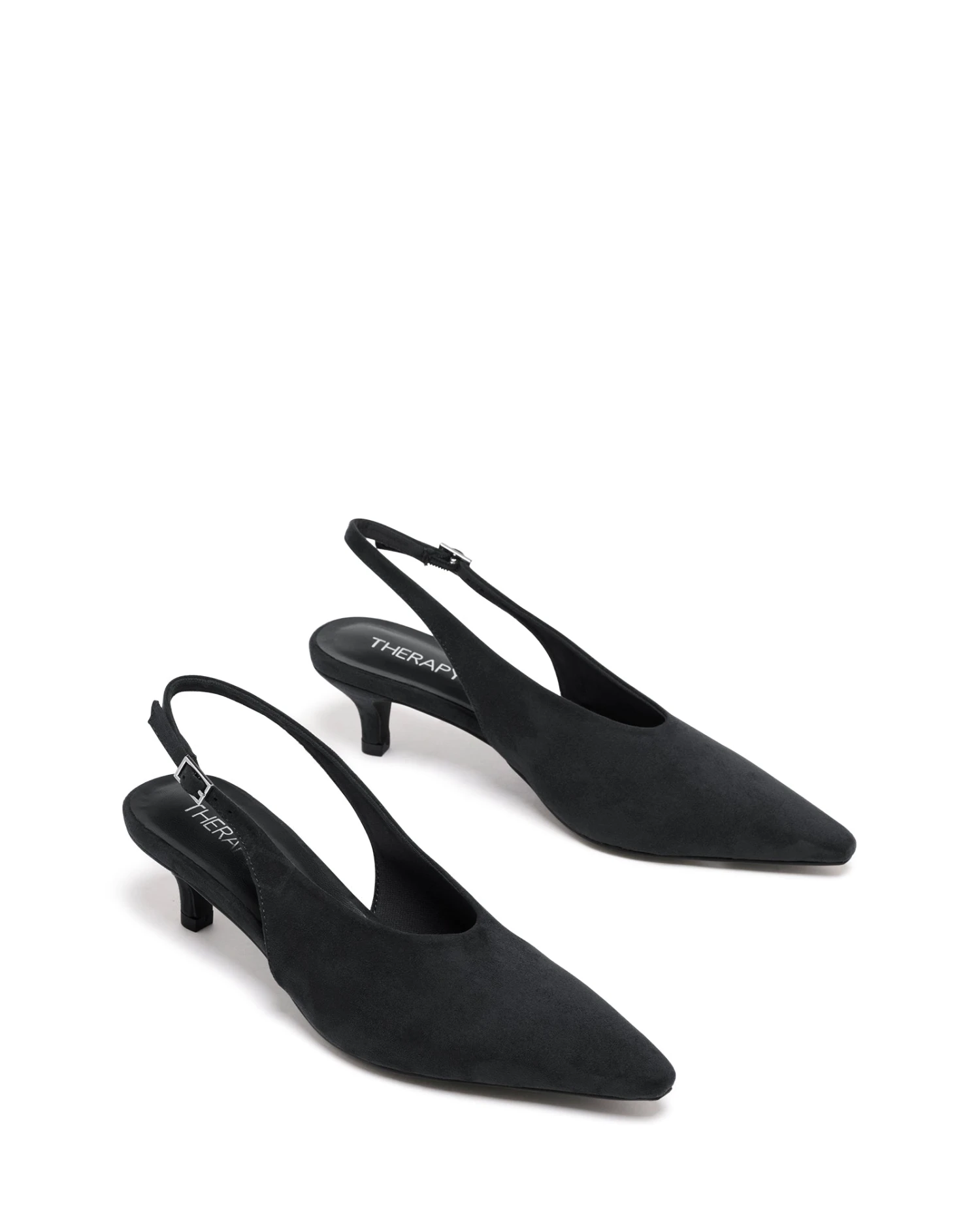 Indiana Slingback Pump Black Suede 4 Indiana Slingback Pump Black Suede - Image 2