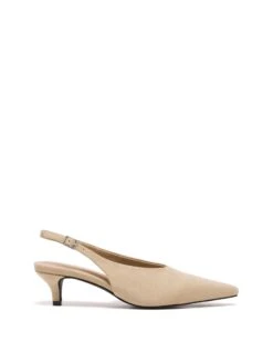Indiana Slingback Pump Cashew Suede