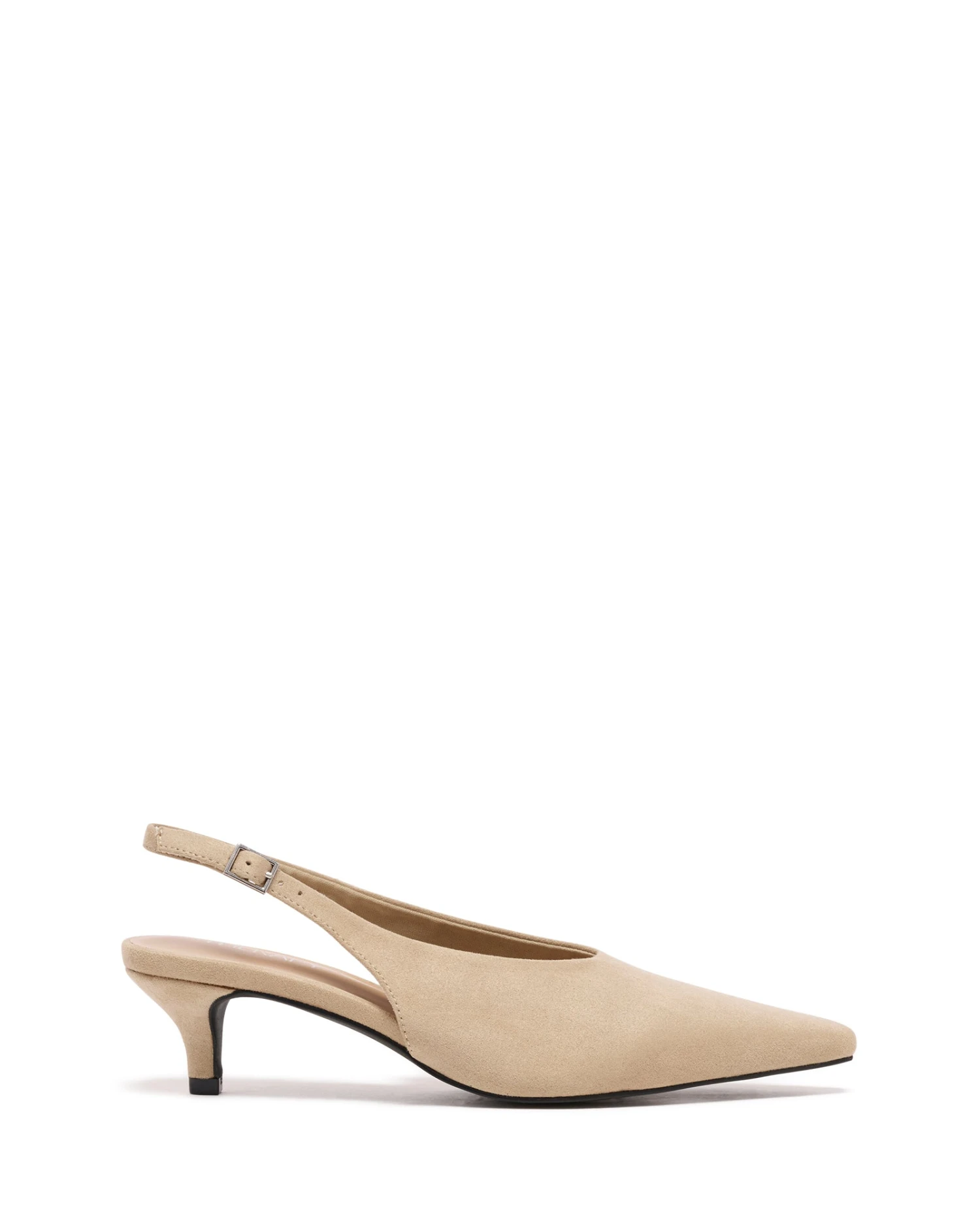 Indiana Slingback Pump Cashew Suede 3 Indiana Slingback Pump Cashew Suede