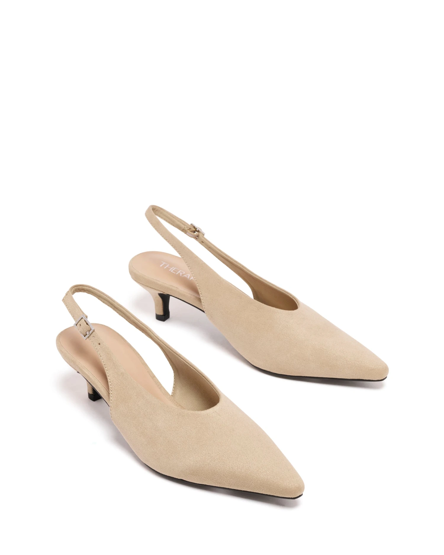 Indiana Slingback Pump Cashew Suede 4 Indiana Slingback Pump Cashew Suede - Image 2