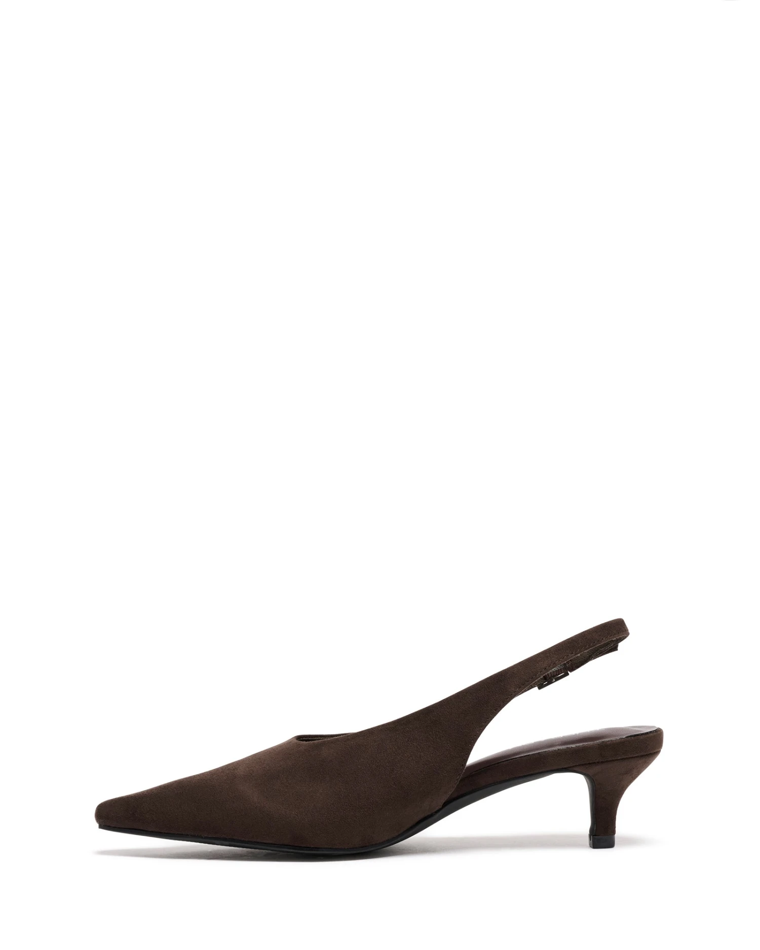 Indiana Slingback Pump Chocolate Suede 6 Indiana Slingback Pump Chocolate Suede - Image 4