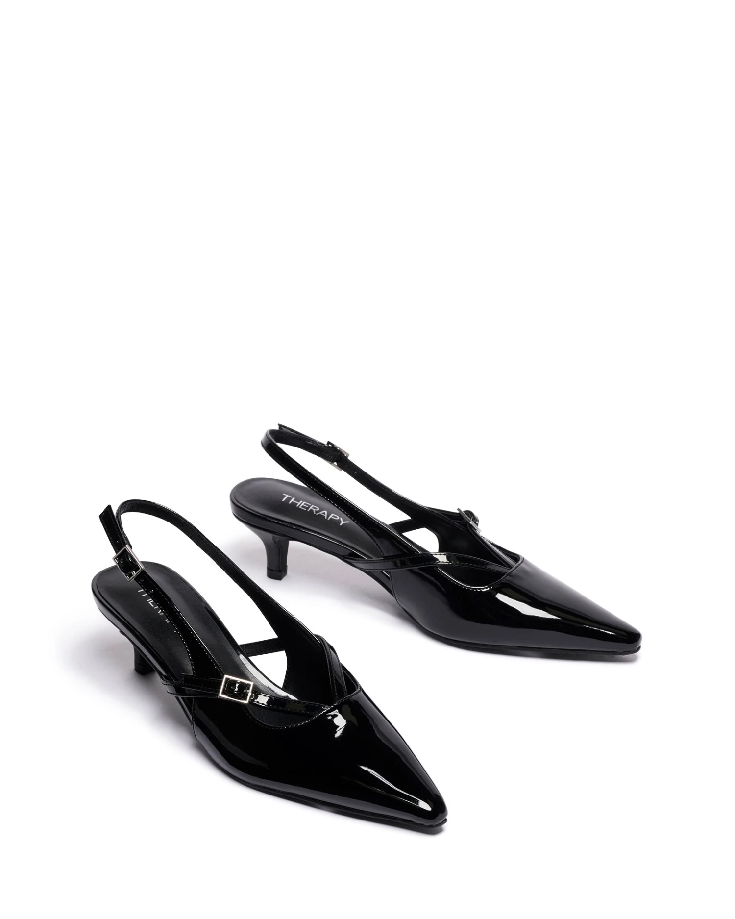 Irving Slingback Pump Black Patent 4 Irving Slingback Pump Black Patent - Image 2