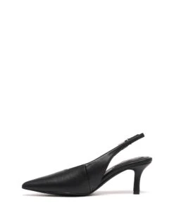 Jacs Slingback Pump Black Smooth -THERAPY SHOES JACS BLACK SIDE2 INTERIOR