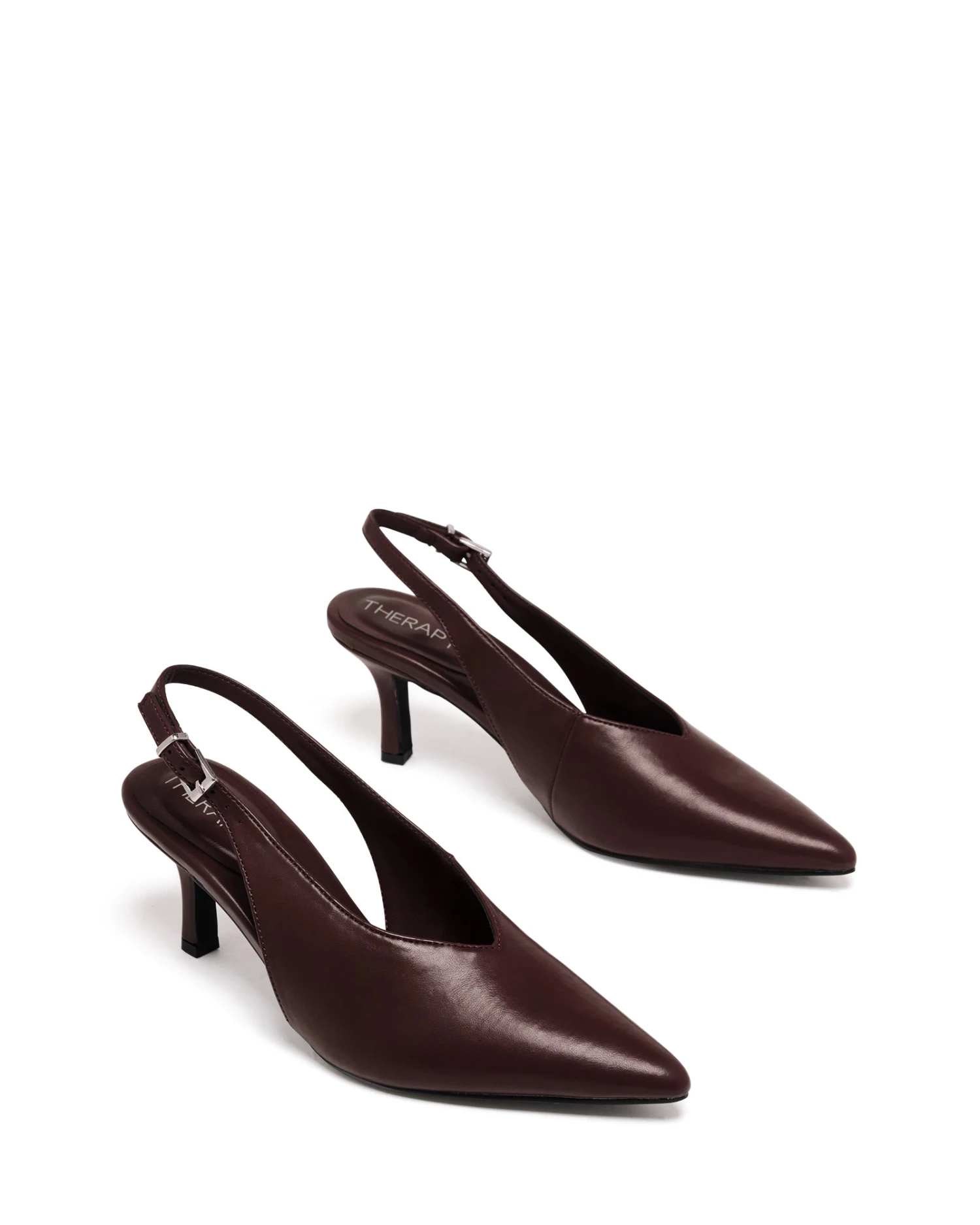 Jacs Slingback Pump Bordeaux Smooth 4 Jacs Slingback Pump Bordeaux Smooth - Image 2