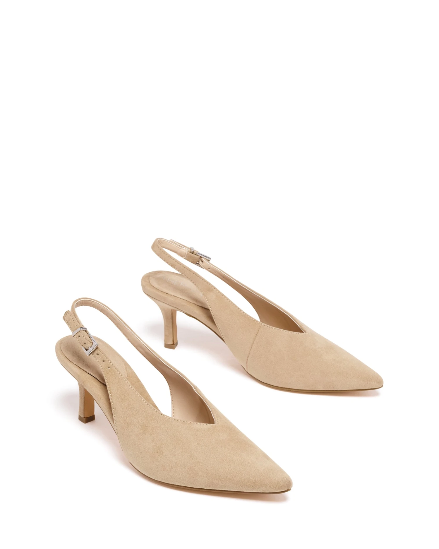 Jacs Slingback Pump Cashew Microsuede 3 Jacs Slingback Pump Cashew Microsuede