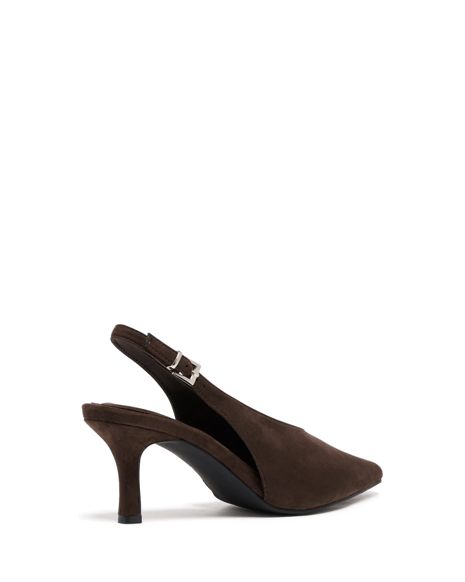 Jacs Slingback Pump Chocolate Microsuede 5 Jacs Slingback Pump Chocolate Microsuede - Image 3