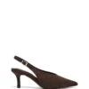 Jacs Slingback Pump Chocolate Microsuede 2 Jacs Slingback Pump Chocolate Microsuede -THERAPY SHOES JACS CHOCOLATEMICROSUEDE SIDE