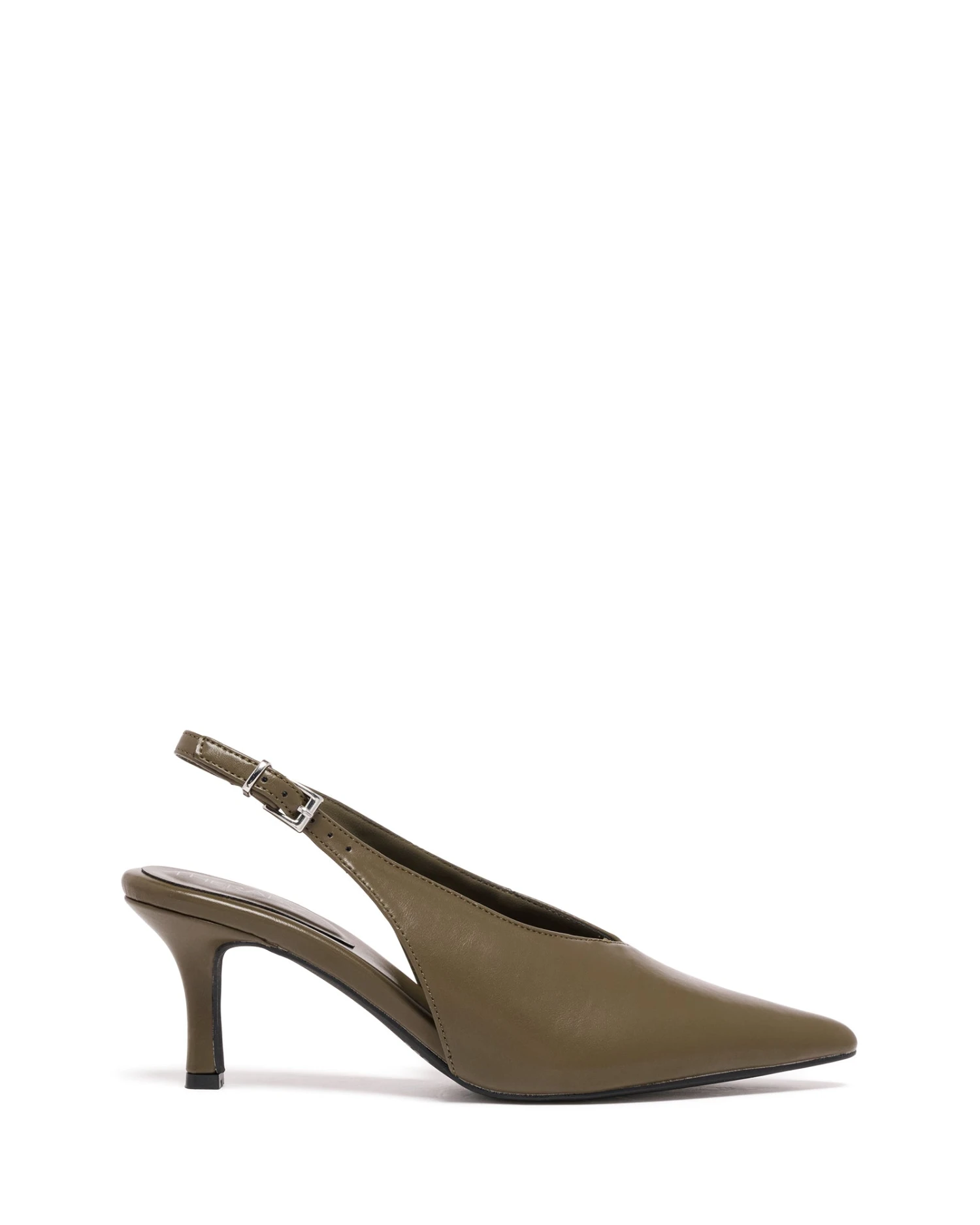 Jacs Slingback Pump Khaki Smooth 4 Jacs Slingback Pump Khaki Smooth - Image 2