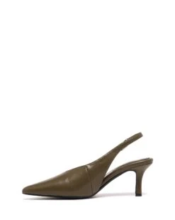 Jacs Slingback Pump Khaki Smooth 9 Jacs Slingback Pump Khaki Smooth -THERAPY SHOES JACS KHAKISMOOTHPU SIDE INTERIOR