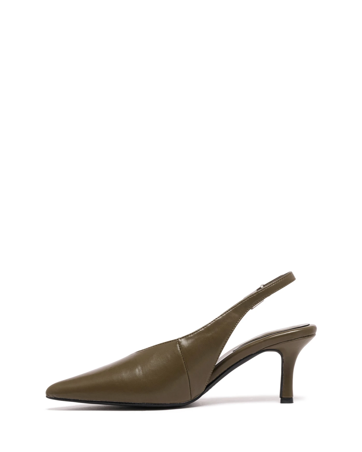 Jacs Slingback Pump Khaki Smooth 6 Jacs Slingback Pump Khaki Smooth - Image 4