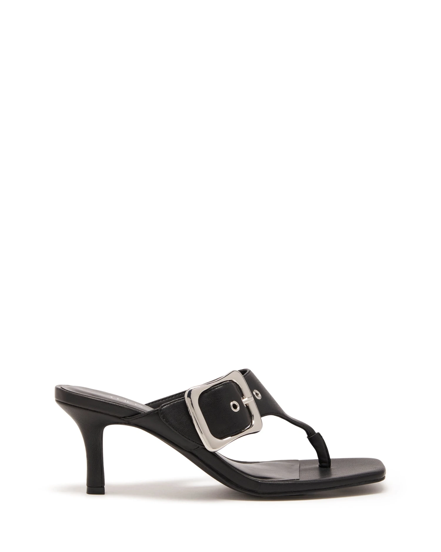 Jade Thong Heel Black Smooth 3 Jade Thong Heel Black Smooth