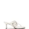 Jade Thong Heel White Smooth 1 Jade Thong Heel White Smooth -THERAPY SHOES JADE WHITE PU SIDE