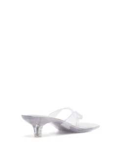 Jellyz Thong Heel Clear 8 Jellyz Thong Heel Clear -THERAPY SHOES JELLYZ CLEAR BACKANGLE