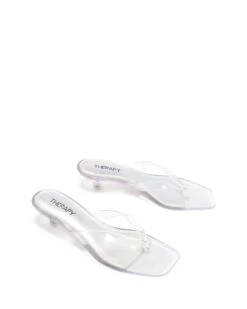 Jellyz Thong Heel Clear