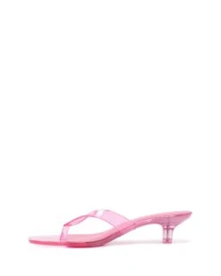 Jellyz Thong Heel Pink 9 Jellyz Thong Heel Pink -THERAPY SHOES JELLYZ PINK SIDE2 INTERIOR
