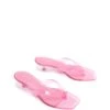 Jellyz Thong Heel Pink 1 Jellyz Thong Heel Pink -THERAPY SHOES JELLYZ PINK TOEANGLE