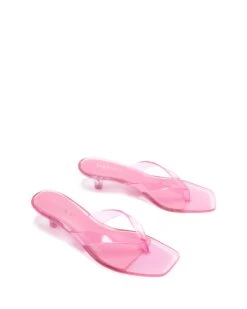 Jellyz Thong Heel Pink