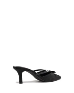 Jojo Pump Black Suede -THERAPY SHOES JOJO BLACKMICROSUEDE BACKANGLE
