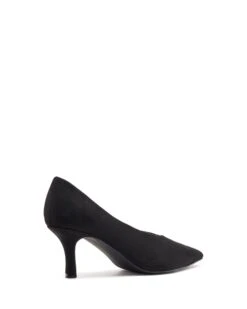 Jordyn Pump Black Suede 8 Jordyn Pump Black Suede -THERAPY SHOES JORDYN BLACK SUEDE BACK