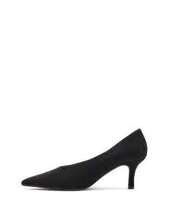 Jordyn Pump Black Suede 9 Jordyn Pump Black Suede -THERAPY SHOES JORDYN BLACK SUEDE SIDE2
